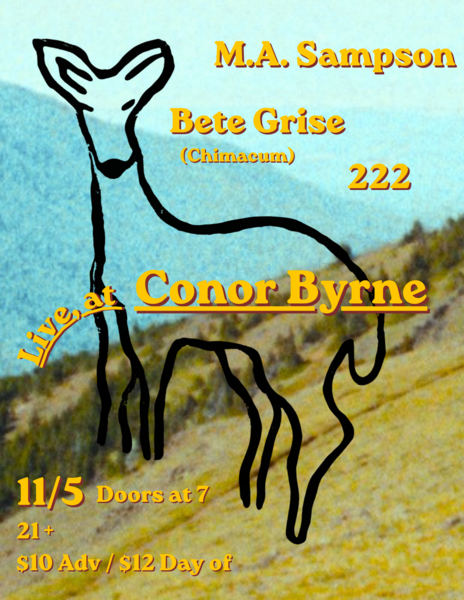 Bete Grise + 222 + M.A. Sampson Logo