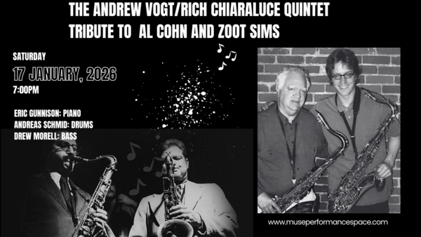 Vogt/Chiaraluce Quintet : Tribute to Al Cohn and Zoot Sims Logo