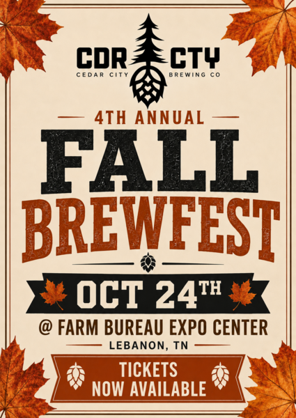 Cedar City's BrewFest 2026 Logo