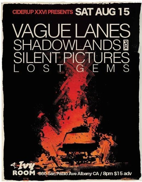 Vague Lanes + Silent Pictures + Shadowlands (pdx) + Lost Gems Logo