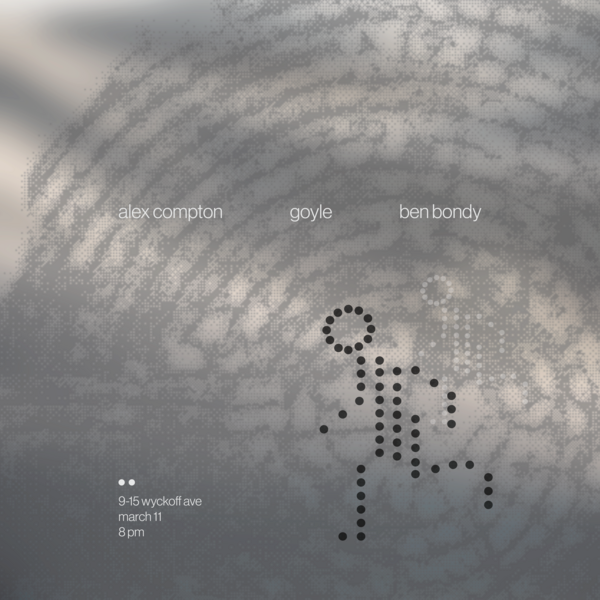 Holding Pattern: Ben Bondy / Goyle / Alex Compton Logo