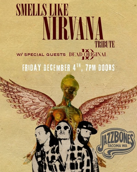 Smells Like Nirvana- Tribute To Nirvana Logo