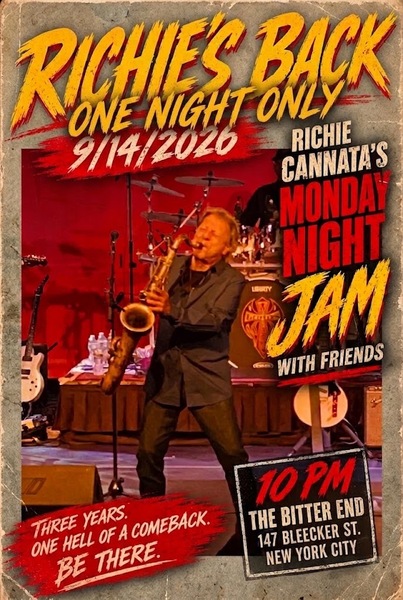 Richie Cannata's Monday Night Jam Logo