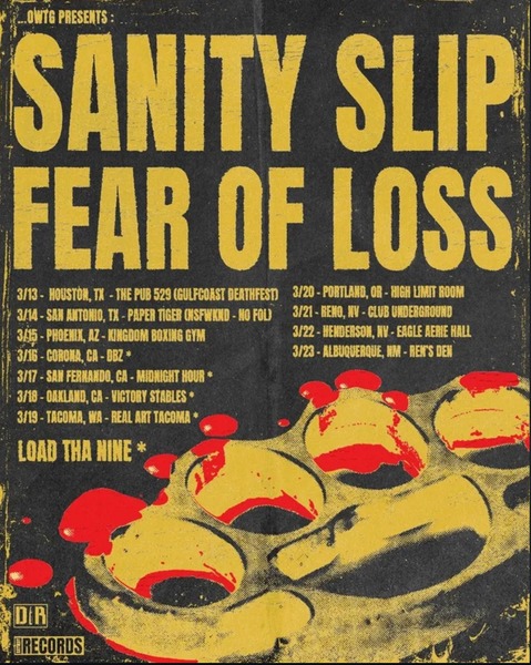 Real Art Tacoma x Ayo! Present: Sanity Slip, BodyShot, Fear of Loss, Load Tha Nine, Bent Outta Shape, Alice, Sweet Alice, Great Sword Logo