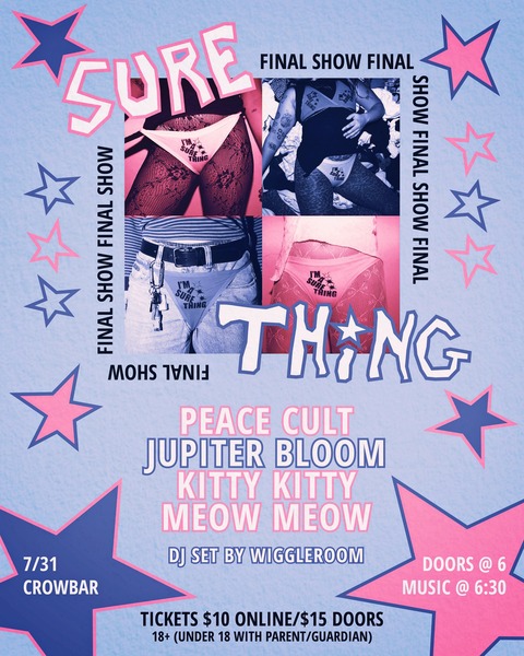 Sure Thing’s last show! (for now) (Phia’s farewell) Logo