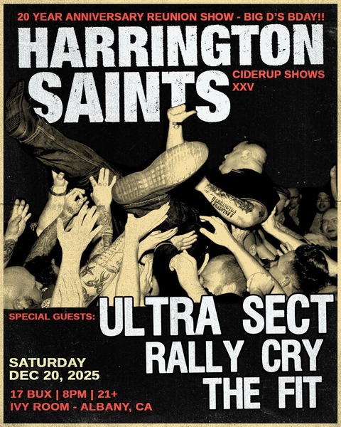 HARRINGTON SAINTS - 20 YEAR ANNIVERSARY REUNION SHOW - BIG D'S BDAY!  Logo