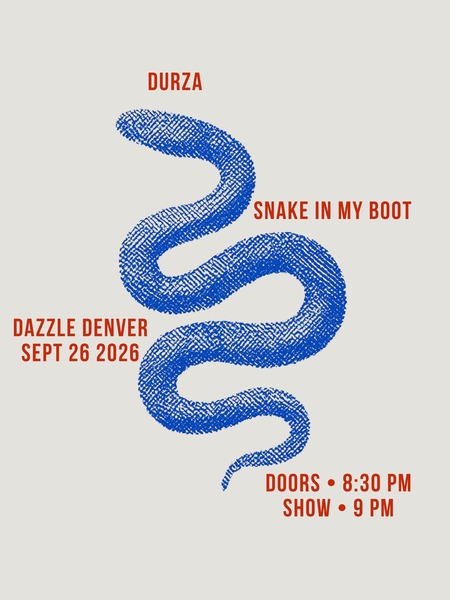 Durza: Snake In My Boot Album Release Party Logo