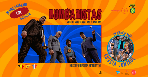 FIESTA RUMBA CATALANE CON CUMBIA Logo
