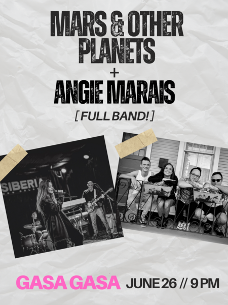Mars & Other Planets and Angie Marais Logo