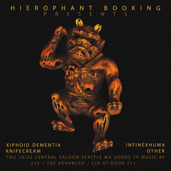 XIPHOID DEMENTIA • INFINEXHUMA • KNIFECREAM • OTHER Logo