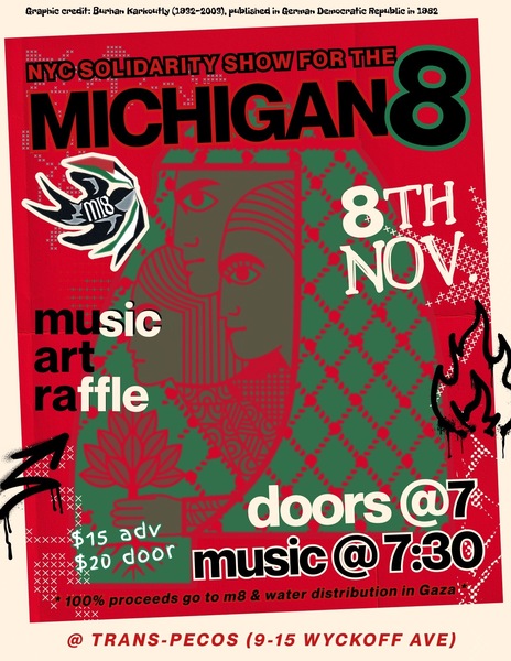 Michigan 8 Legal Fundraiser Logo