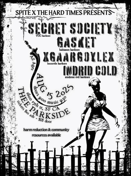 Secret Society // Gasket // xGAARGOYLEx // Indrid Cold Logo