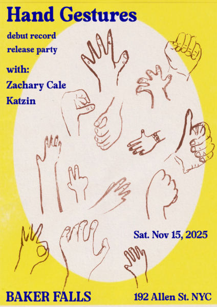Hand Gestures with Zachary Cale & Katzin Logo