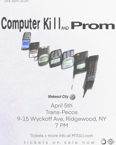 Miles to Go Presents: Computer Kill / Prom / Makeout City Logo