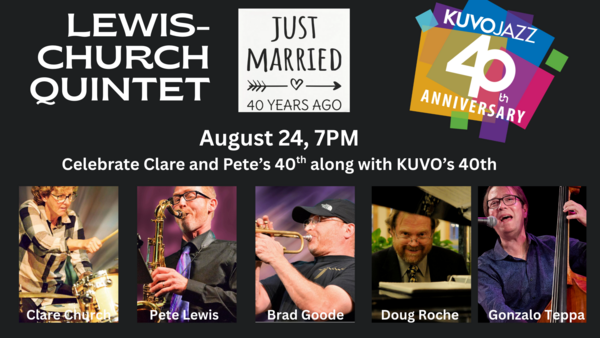 Lewis-Church Quintet/KUVO 40th Anniversary Logo