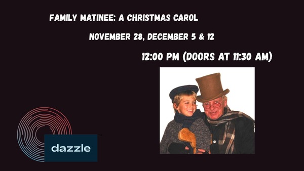Kids' Matinee: The Playmakers, A Christmas Carol, an Interactive Event. Logo