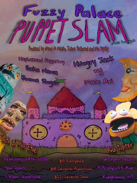 Fuzzy Palace Puppet Slam Logo