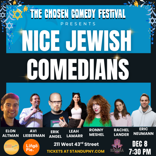 The Chosen Comedy Festival Presents: Nice Jewish Comedians Logo