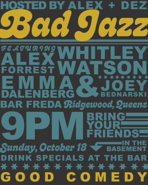 Bad Jazz (good comedy) Logo