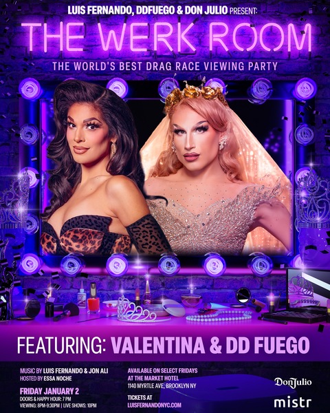 THE WERK ROOM SEASON 18 GRAND PREMIERE: FEATURING VALENTINA AND DDFUEGO Logo