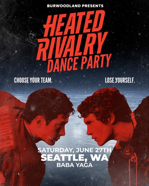 Heated Rivalry Dance Party Logo
