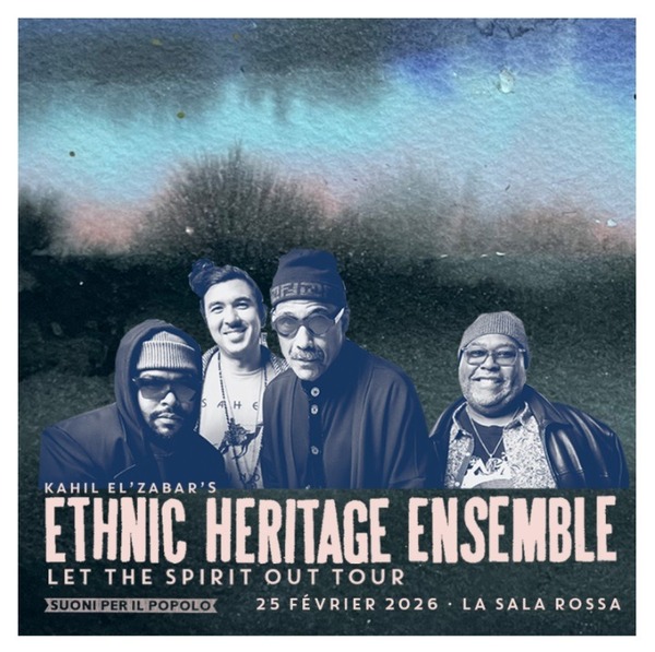 SUONI PER IL POPOLO Presents: KAHIL EL'ZABARS "ETHNIC HERITAGE ENSEMBLE" LET THE SPIRIT OUT TOUR with MAFUBA Logo