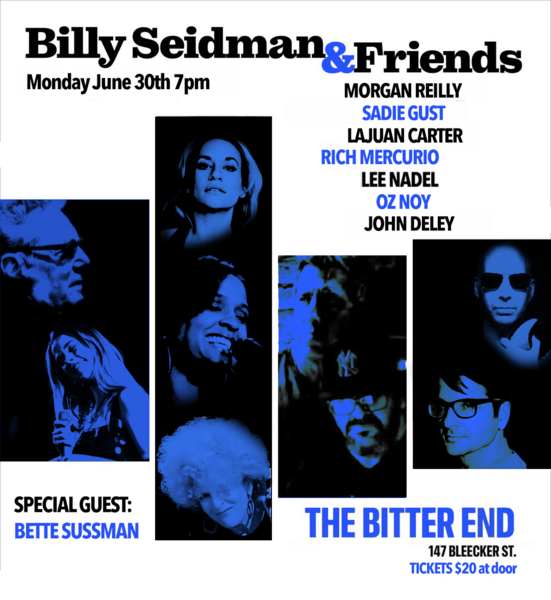BILLY SEIDMAN & FRIENDS Logo