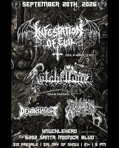 Infestation of Evil / Antebellum 666 / Fallen Angel / Demonslaught Logo
