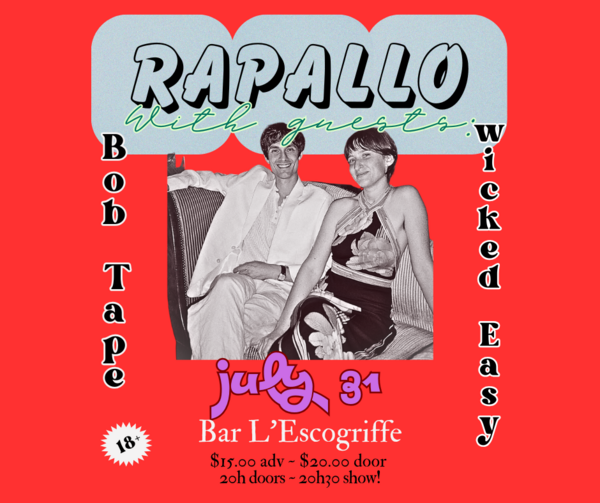 RAPALLO / WICKED EASY / BOB TAPE Logo