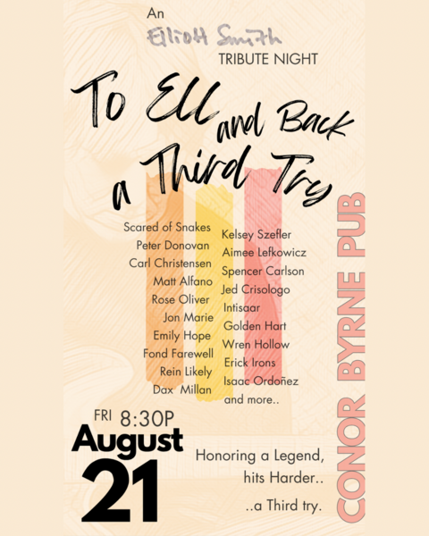 To Ell and Back a Third Try (an Elliott Smith Tribute Night) Logo