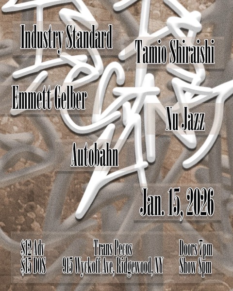 7pm Nu Jazz / Industry Standard / Autobahn / Tamio Shiraishi / Emmett Gelber Logo