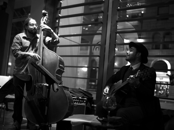 Dazzle Brunch with Alex Trujillo Bossa Duo Logo