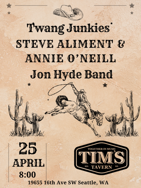 Twang Junkies - Steve Aliment & Annie O’Neill - The Jon Hyde Band  Logo