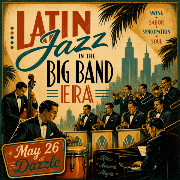 The Flatirons Jazz Orchestra ft. Deborah Stafford: "Lucy! I'm home!" Logo