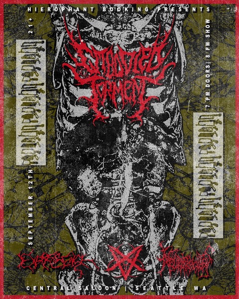 Embodied Torment • Excrescence • Venomous Agent X • Neuropsychosis Logo
