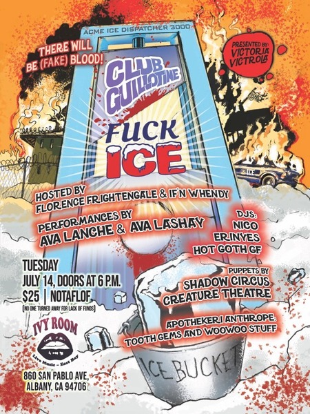 CLUB GUILLOTINE - BASTILLE DAY - FUCK ICE Logo