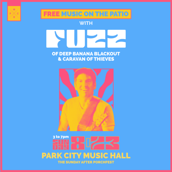 Free Music on the Patio ft. Fuzz Logo