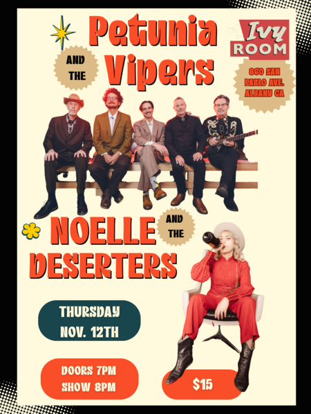 Petunia & The Vipers + Noelle & The Deserters Logo