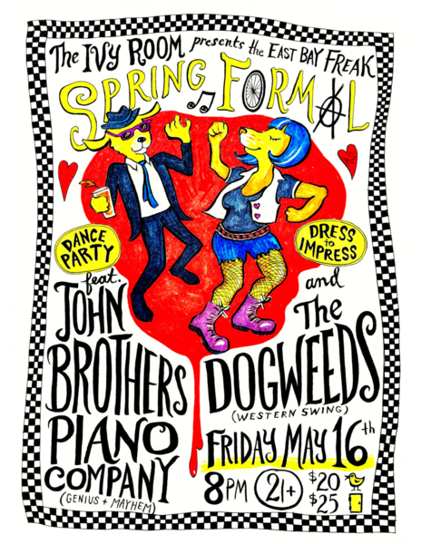 John Brothers Piano Company + The Dogweeds Logo