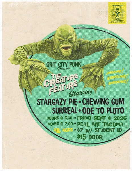 Grit City Punk Presents: Creature Feature Logo