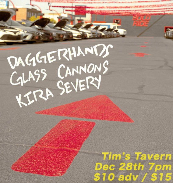 Daggerhands // Glass Cannons // Kira Severy Logo