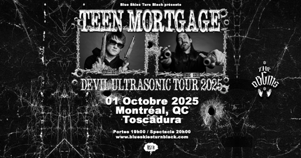  BLUE SKIES TURN BLACK PRÉSENTE: TEEN MORTGAGE Logo