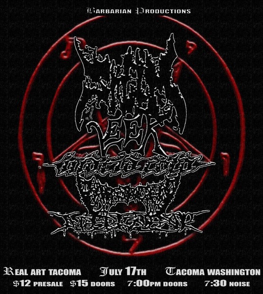 Barbarian Productions Presents: Impertinence, Paperclip, Indrid Cold, Leer, Skelm Logo