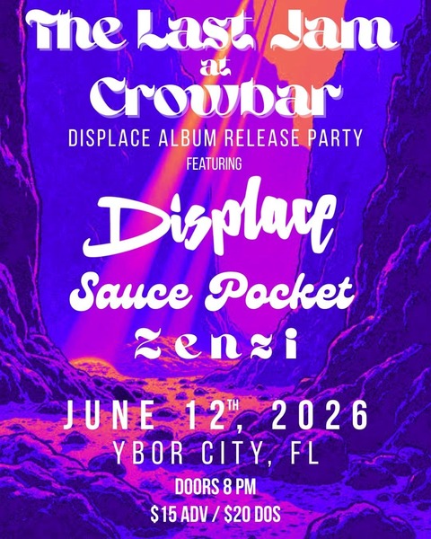 The Last Jam @ Crowbar / Displace Album Release Show Logo