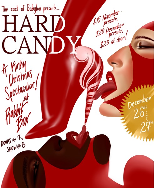 Babylon Burlesque : “Hard Candy: A Kinky Christmas Spectacular!” Logo