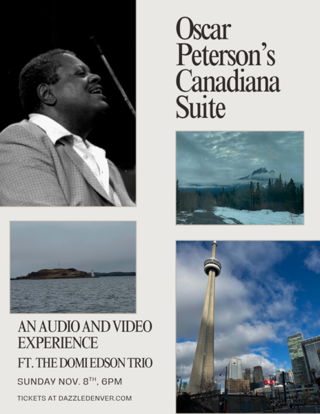 Domi Edson Trio Presents: Oscar Peterson's Canadiana Suite Logo