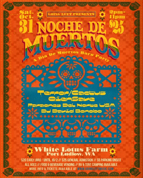 Noche De Muertos - A Spooky Cumbia Barn Party  Logo