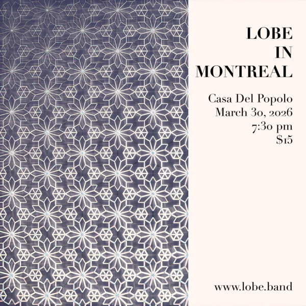 LOBE in Montreal: Tour 2026 Logo