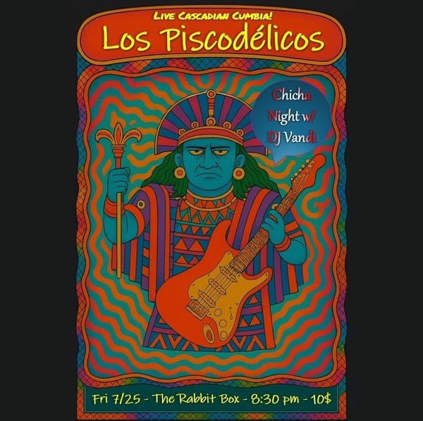 Los Piscodelicos ~ Chicha Night with DJ Vandi Logo