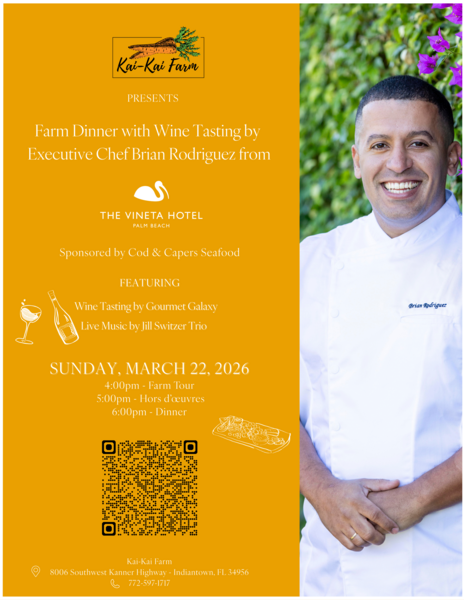 Kai-Kai Farm Dinner by Executive Brian Rodriguez from The Vineta Hotel Logo